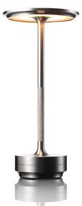 Ambientec Turn Steinless Steel, bateriová lampička z nerezi, LED 1800-2500K dotykové stmívání, Ø13x27,5cm, IP66