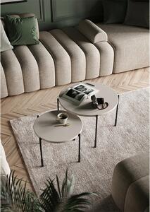 Kulatý kávový stolek Sonatia 45 cm - kašmírová
