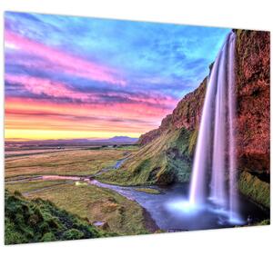 Obraz - Vodopád Seljalandsfoss (70x50 cm)