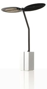 Ambientec Sage White, přenosná černobílá lampička, LED 2200-2400K dotykové stmívání, výška 29,9cm