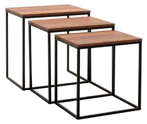 Odkládací stolek SHP 933 Walnut, 3 ks