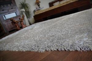 Kusový koberec LOVE SHAGGY 93600 stříbrný Rozměr: 130x190 cm