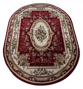 Nirmal Oválný kusový koberec EXCLUSIVE 04 červený Rozměr: 200x290 cm