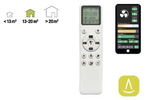 Mantra 8708 Groenland M, lopatkový ventilátor se svítidlem a dálk. ovladačem, LED 24W 2700-5000K, bílá, průměr 122cm