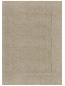 Flair Rugs koberce Kusový ručně tkaný koberec Tuscany Textured Wool Border Natural - 160x230 cm