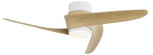 Mantra 9065 Groenland XS, lopatkový ventilátor se svítidlem a dálk. ovladačem, LED 24W 2700-5000K, dřevěná, průměr 79,5cm