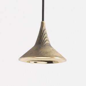 Artemide 1099010A Unterlinden 175, mosazné svítidlo s texturou dřeva, 15W LED 3000K, Ø 17,5cm