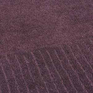 Flair Rugs koberce Kusový ručně tkaný koberec Tuscany Textured Wool Border Purple ROZMĚR: 160x230