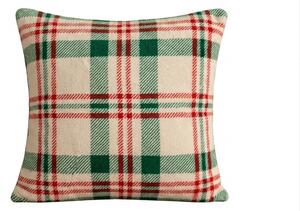 Mikroplyšový povlak na polštářek WINTER PLAID 45x45 cm, barevný