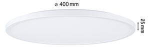 Paulmann 71190 Atria Shine, bílé stropní svítidlo s korónou, 32W LED 3000K, průměr 40cm