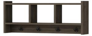 Nástěnný věšák Midnight Walnut