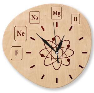 Dřevěné nástěnné hodiny - Chemie