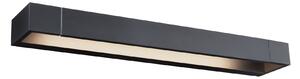 Paulmann 71205 Lucille, černé nástěnné svítidlo s nastavitelným směrem svícení, 17W LED 2700K tříkrokové stmívání, 60cm, IP44