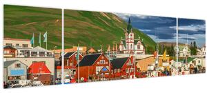 Obraz - Húsavík (170x50 cm)