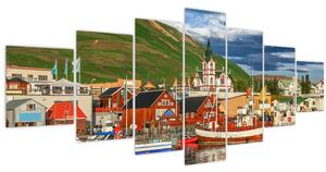Obraz - Húsavík (210x100 cm)