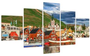 Obraz - Húsavík (125x70 cm)