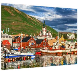 Obraz - Húsavík (70x50 cm)