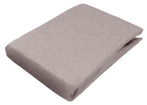 ELASTICKÉ PROSTĚRADLO, flanel, cappuccino, 90/200 cm Novel - Prostěradla