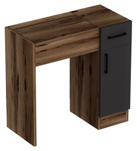 Kosmetický stůl Inci Light Walnut