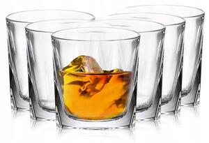 Křišťálové sklenice na whisky s džusem BOHEMIA KATHRENE 280 ml 6 Ks