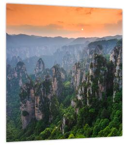 Obraz - Národní lesní park Zhangjiajie (30x30 cm)