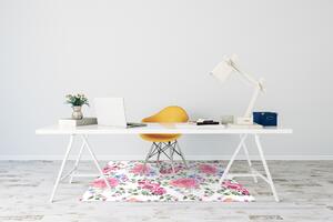Podložka pod kancelářskou židli Růže vintage styl