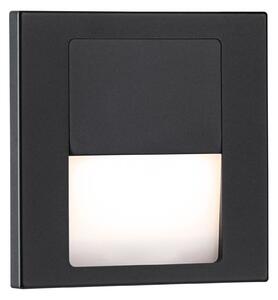 Paulmann 80001 Tsaro follower, svítidlo do stěny, 1W LED 2700K, matná černá, 8x8cm