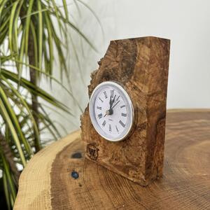 Dřevěné stolní hodiny Vintage