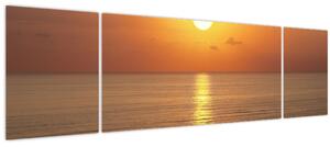 Obraz - Západ slunce nad oceánem (170x50 cm)