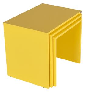 Odkládací stolek SHP Yellow, 3 ks