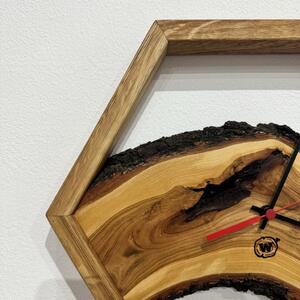 Dřevěné nástěnné hodiny Natali