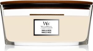 Woodwick Vanilla Musk vonná svíčka s dřevěným knotem (hearthwick) 453,6 g