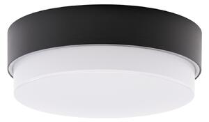 Osmont TRI53532 Triton 1, stropní černé kruhové svítidlo, 2x25W E27, průměr 28cm, IP65