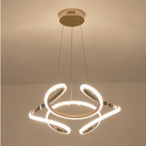 LED Lustr na lanku SATURN LED/24W/230V 3000K 50x120 cm