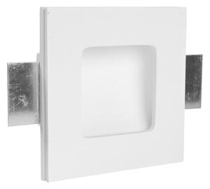 Linea Light 60814W00 Gypsum_WRQ, sádrové svítidlo do stěny, 1W LED 3000K, 8,6x8,6cm