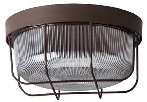 Osmont ELE50024 Elektra 3K, stropní hnědé kruhové svítidlo, 25W E27, průměr 21cm, IP54