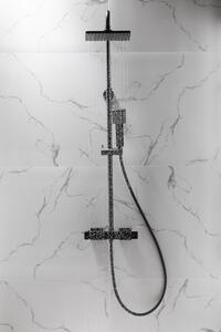 KFA Armatura Logon sprchová sada na stěnu s termostatem černá 5746-910-81