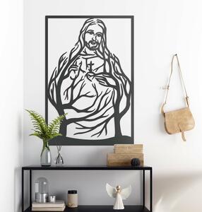 DUBLEZ | Dřevěný obraz - Srdce Ježíšovo