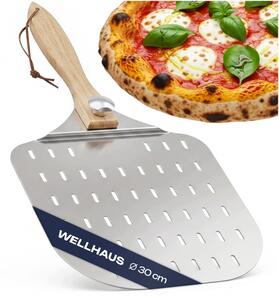 Lopata na pizzu Wellhaus perforovaná, průměr 30 cm