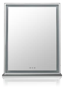 MMIRO, L609VS, Hollywoodské make-up zrcadlo s LED osvětlením 57 x 72 cm | stříbrná L609VS