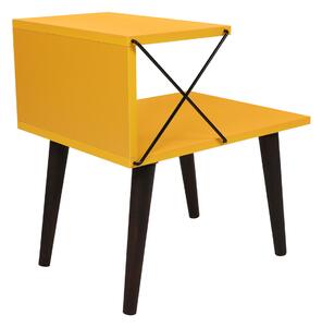 Noční stolek Cross Yellow