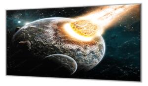 Ochranná deska apokalypsa Země - 52x60cm / S lepením na zeď