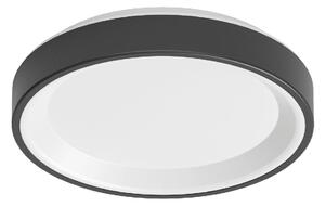 Linea Light CA077DBBMDD Iside, černé stropní/nástěnné svítidlo, 24W LED 2700K, prům. 35,2cm