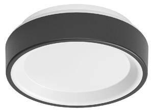 Linea Light CA076DBBMDD Iside, černé stropní/nástěnné svítidlo, 10W LED 2700K, prům. 23,1cm