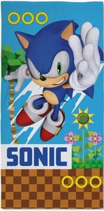 Bavlněná plážová osuška Sonic - motiv Dash+ Endless Runner Game - 100% bavlna - 70 x 140 cm