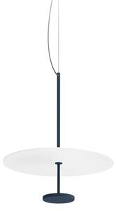 Linea Light CA086DLUMDI Stilo_P, závěsné svítidlo pro nepřímé osvětlení, 13W LED 2700K, bílá/modrá, prům. 34,5cm