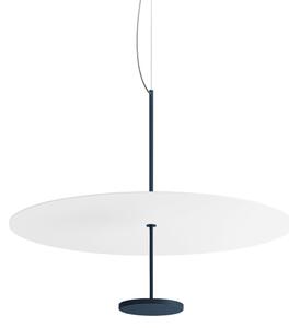 Linea Light CA088DLUMDI Stilo_P, závěsné svítidlo pro nepřímé osvětlení, 32W LED 2700K, bílá/modrá, prům. 74,5cm