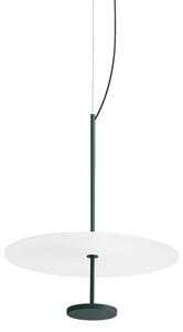 Linea Light CA086DGBMDI Stilo_P, závěsné svítidlo pro nepřímé osvětlení, 13W LED 2700K, bílá/tyrkysová, prům. 34,5cm