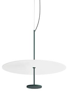 Linea Light CA087DGBWDI Stilo_P, závěsné svítidlo pro nepřímé osvětlení, 21W LED 3000K, bílá/tyrkysová, prům. 54,5cm