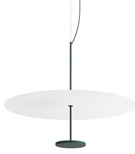 Linea Light CA088DGBWDI Stilo_P, závěsné svítidlo pro nepřímé osvětlení, 32W LED 3000K, bílá/tyrkysová, prům. 74,5cm